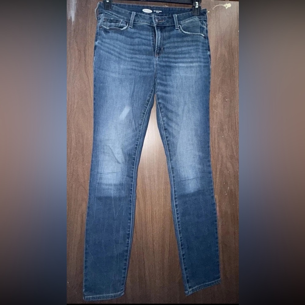 Old Navy Women's Pop Icon Skinny, Mid-Rise Jeans, Blue, Size 6 (Pre-Owned)